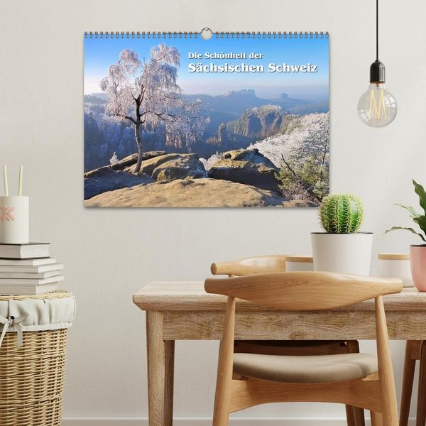 Produktbild: Die Sch&ouml;nheit der S&auml;chsischen Schweiz (Wandkalender 2026 DIN A3 quer), CALVENDO Monatskalender