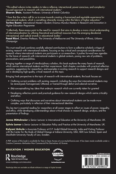 Produktbild: Research with International Students