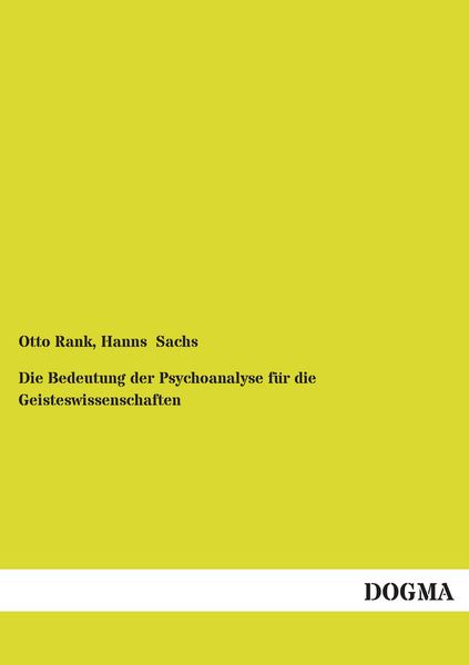Produktbild: Die Bedeutung der Psychoanalyse f&uuml;r die Geisteswissenschaften