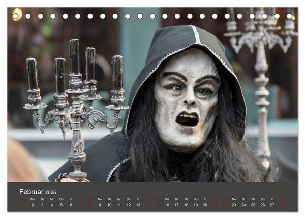 Produktbild: S ganz Johr Fasnacht (Tischkalender 2026 DIN A5 quer), CALVENDO Monatskalender