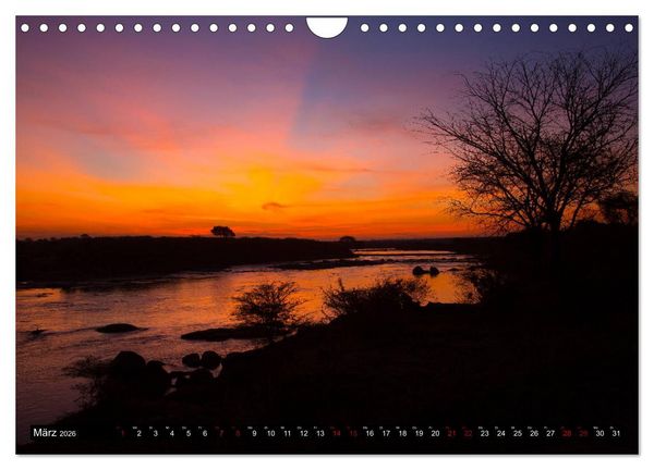 Produktbild: Tansania - Tierwanderung in der Serengeti (Wandkalender 2026 DIN A4 quer), CALVENDO Monatskalender