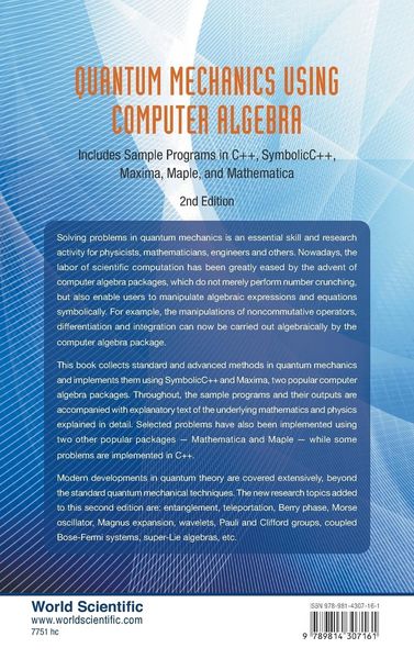 Produktbild: Quant Mech Using Computer Algebra (2 Ed)