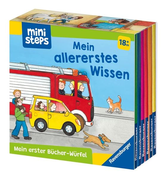 Produktbild: Ministeps: Mein erster B&uuml;cher-W&uuml;rfel: Mein allererstes Wissen (B&uuml;cher-Set)