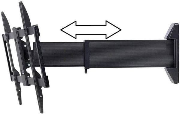 SpeaKa Professional TV-Wandhalterung Ausziehbar 94,0 cm (37') - 177,8 cm (70') Neigbar+Schwenkbar, Rotierbar, Ausziehbar