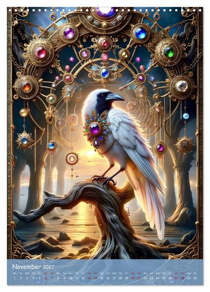 Produktbild: The Art of Power Animals (Wall Calendar 2027 DIN A3 portrait), CALVENDO 12 Month Wall Calendar