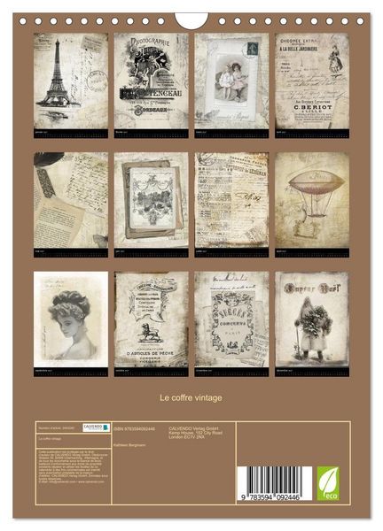 Produktbild: Le coffre vintage (Calendrier mural 2027 DIN A4 horizontal), CALVENDO calendrier mensuel