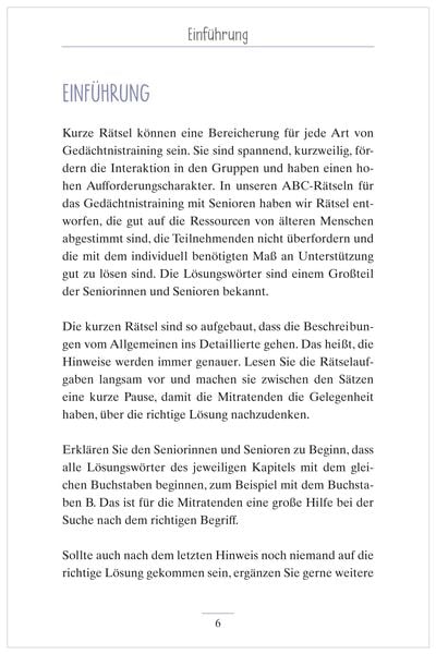 Produktbild: ABC-R&auml;tsel f&uuml;r Senioren