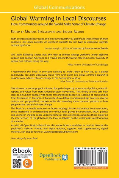 Produktbild: Global Warming in Local Discourses