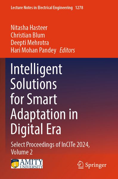 Produktbild: Intelligent Solutions for Smart Adaptation in Digital Era