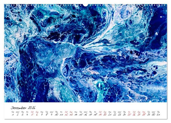 Produktbild: Your abstract colourful year (High Quality Premium Wall Calendar 2026 DIN A2 landscape),CALVENDO 12 Month Wall Calendar