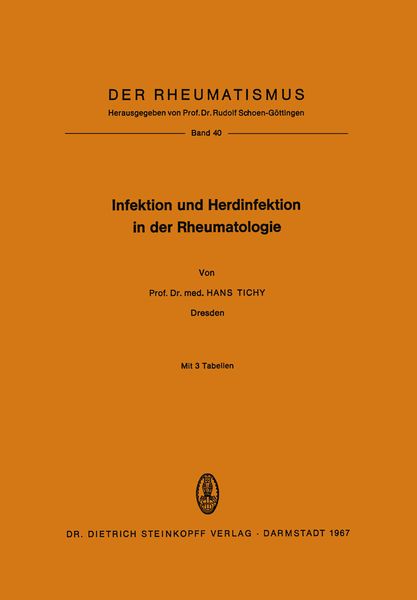 Produktbild: Infektion und Herdinfektion in der Rheumatologie