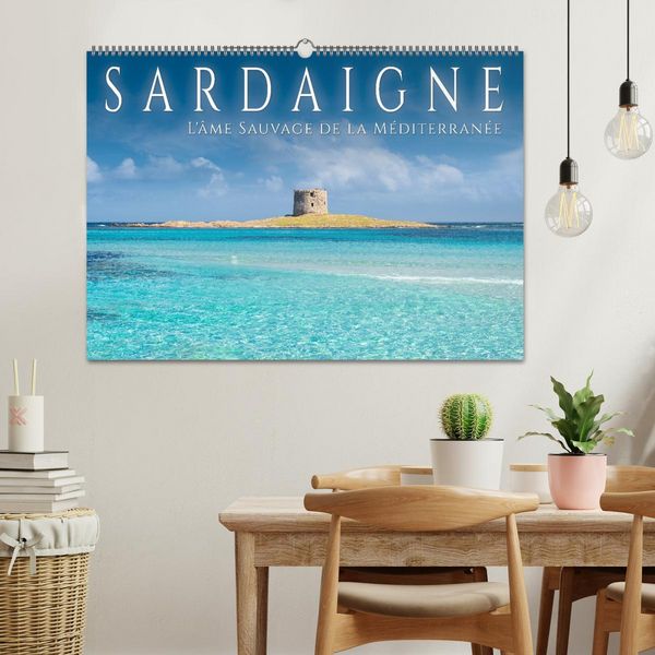 Produktbild: Sardaigne - L'&acirc;me sauvage de la M&eacute;diterran&eacute;e (Calendrier mural 2026 DIN A2 vertical), CALVENDO calendrier mensuel