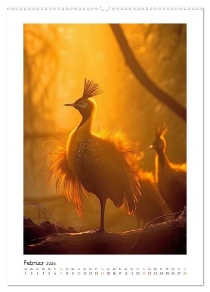 Produktbild: Tanz der V&ouml;gel (hochwertiger Premium Wandkalender 2026 DIN A2 hoch), Kunstdruck in Hochglanz