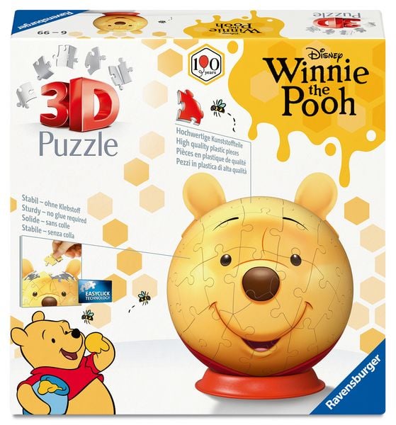 3D Character Puzzle-Ball Disney Winnie Puuh
