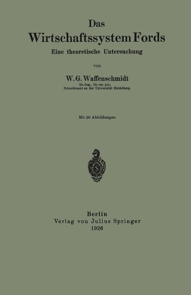 Produktbild: Das Wirtschaftssystem Fords