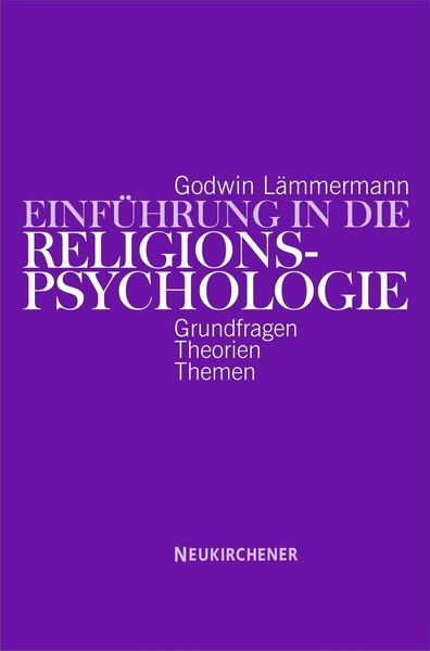 Produktbild: Einf&uuml;hrung in die Religionspsychologie