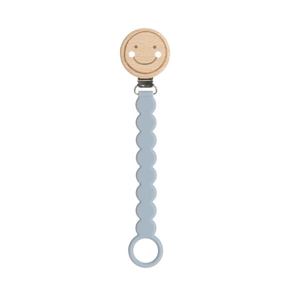 Produktbild: Soother Holder Wood/Silicone Tiny Smile