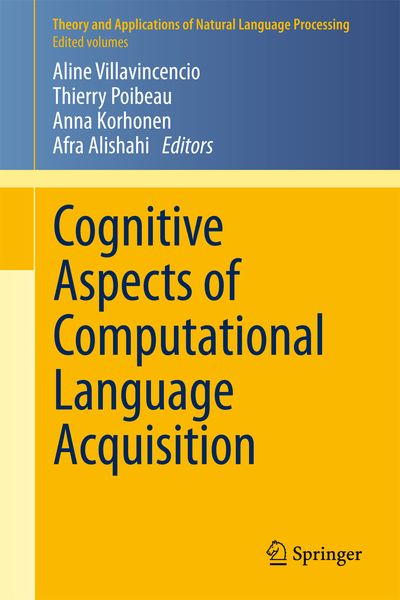 Produktbild: Cognitive Aspects of Computational Language Acquisition