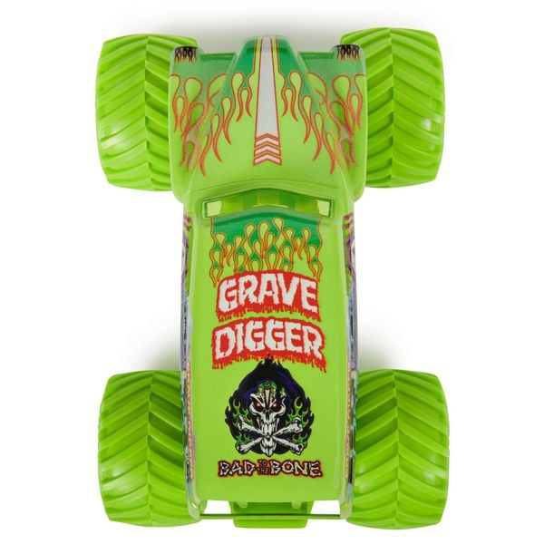 Produktbild: Monster Jam, offizieller Grave Digger Monster Truck, detailreiches Metall-Spritzguss-Fahrzeug im Ma&szlig;stab 1:24, Spielzeug f&uuml;r Kinder ab 4 Jahren