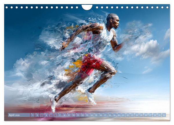 Produktbild: Gro&szlig;e Momente des Sports (Wandkalender 2026 DIN A4 quer), CALVENDO Monatskalender