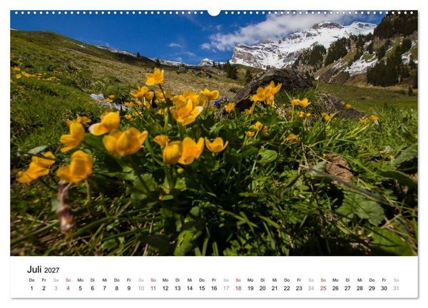 Produktbild: Berner Oberland (Wandkalender 2027 DIN A2 quer), CALVENDO Monatskalender