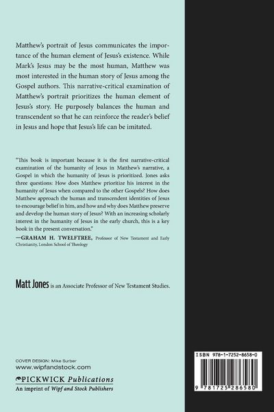 Produktbild: The Humanity of Jesus in Matthew