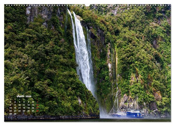 Produktbild: Traumland Neuseeland (hochwertiger Premium Wandkalender 2026 DIN A2 quer), Kunstdruck in Hochglanz