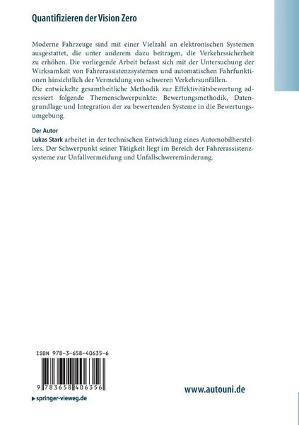 Produktbild: Quantifizieren der Vision Zero
