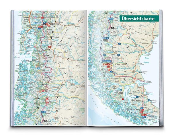 Produktbild: KOMPASS Wanderf&uuml;hrer Patagonien und Feuerland, 55 Touren mit Extra-Tourenkarte