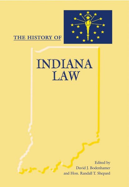 Produktbild: The History of Indiana Law