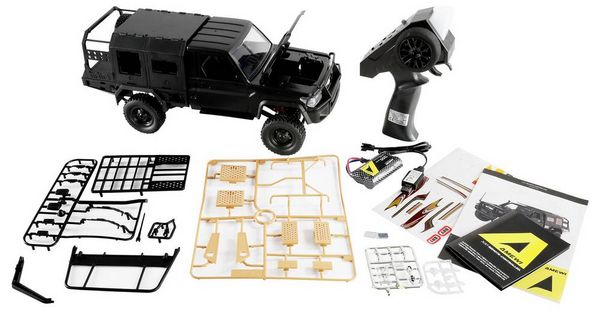 Produktbild: Amewi Brushed 1:12 RC Einsteiger Modellauto Elektro Crawler Allradantrieb (4WD) RtR 2,4 GHz mit Lichteffekt