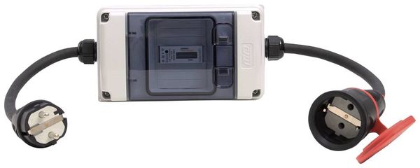 Produktbild: Counttec EC116S EC116S Mobiler Stromz&auml;hler digital 16A MID-konform: Ja 1St.