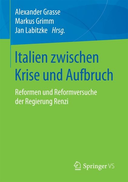 Produktbild: Italien zwischen Krise und Aufbruch