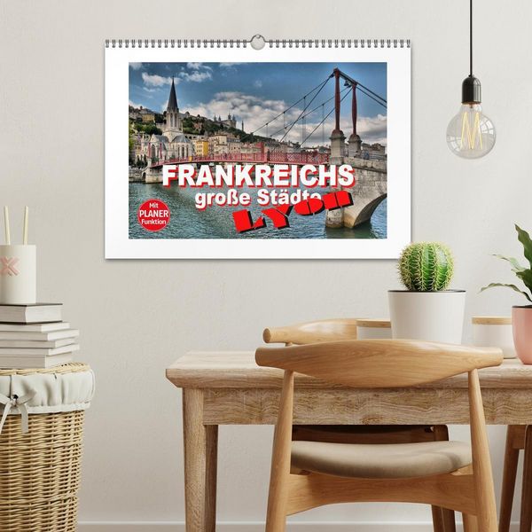 Produktbild: Frankreichs gro&szlig;e St&auml;dte - Lyon (Wandkalender 2026 DIN A3 quer), CALVENDO Monatskalender