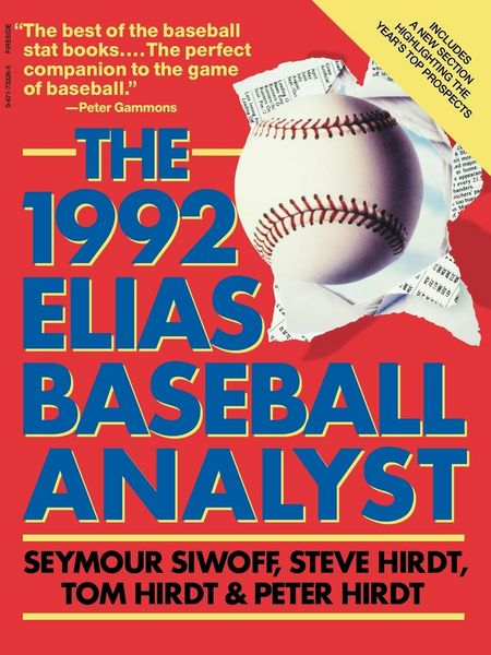 Produktbild: Elias Baseball Analyst 1992