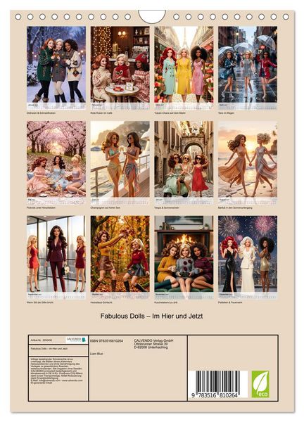 Produktbild: Fabulous Dolls &ndash; Im Hier und Jetzt (Wandkalender 2027 DIN A4 hoch), CALVENDO Monatskalender