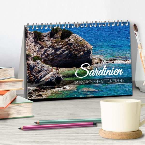 Produktbild: Sardinien - Impressionen Einer Mittelmeerperle (Tischkalender 2026 DIN A5 quer), CALVENDO Monatskalender