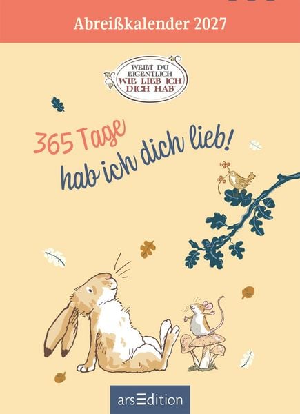 Produktbild: Abrei&szlig;kalender Wei&szlig;t du eigentlich, wie lieb ich dich hab? 2027