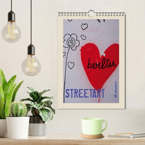 Produktbild: Berlin Love Streetart (Wandkalender 2026 DIN A4 hoch), CALVENDO Monatskalender