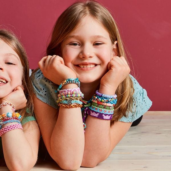 Kreativstart Kids Freundschaftsbänder. Anleitungsbuch und Material
