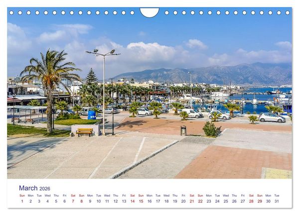 Produktbild: Kos Island - The Island of Hippocrates (Wall Calendar 2026 DIN A4 landscape), CALVENDO 12 Month Wall Calendar