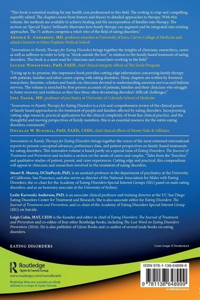 Produktbild: Innovations in Family Therapy for Eating Disorders
