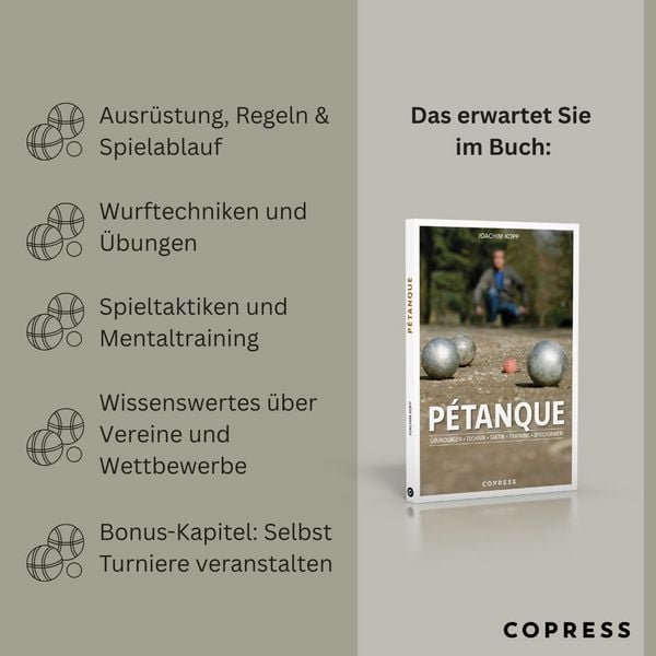 Produktbild: P&eacute;tanque. Grundlagen, Technik, Taktik, Training, Spielformen.