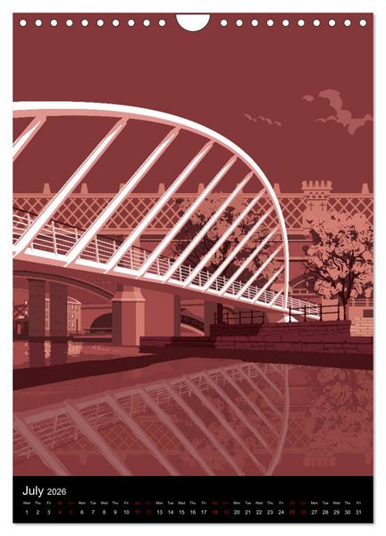 Produktbild: Manchester, Homage to a Great City. (Wall Calendar 2026 DIN A4 portrait), CALVENDO 12 Month Wall Calendar