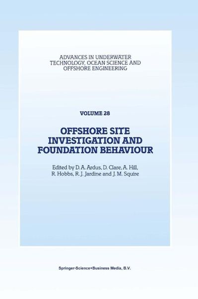 Produktbild: Offshore Site Investigation and Foundation Behaviour