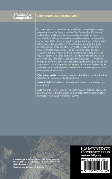 Produktbild: The Cambridge Companion to Literature and Economics