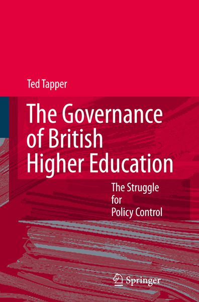 Produktbild: The Governance of British Higher Education