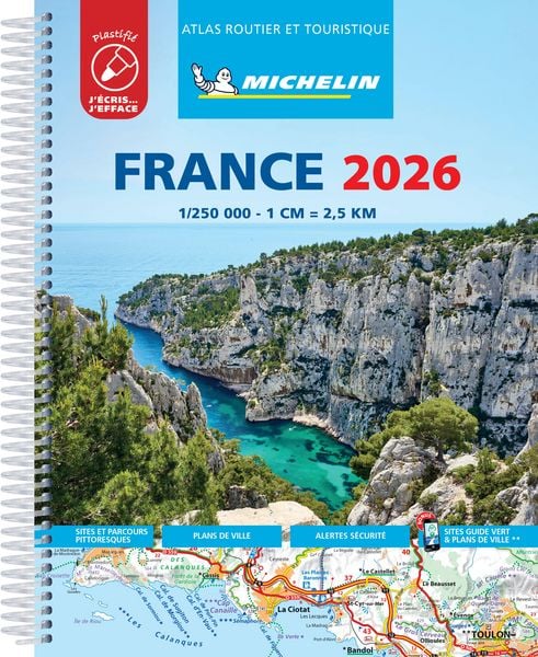 Produktbild: France. Atlas routier et touristique 2026 1:250.000. Ediz. plastificata