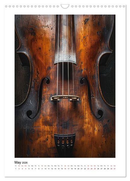 Produktbild: Violin Enjoyment (Wall Calendar 2026 DIN A3 portrait), CALVENDO 12 Month Wall Calendar