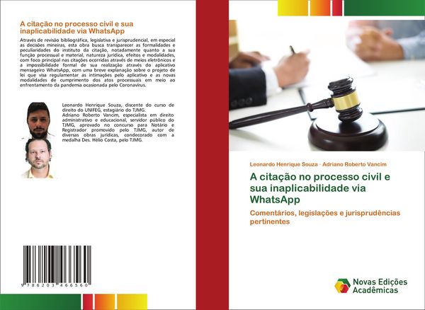 Produktbild: A cita&ccedil;&atilde;o no processo civil e sua inaplicabilidade via WhatsApp
